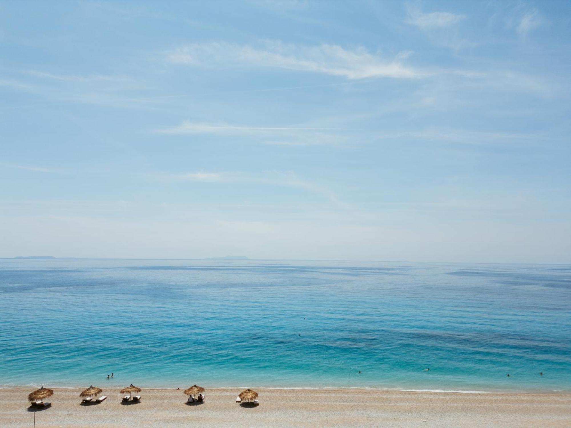 Palladium Beach Hotel- Private Beach Included Dhërmi Dış mekan fotoğraf