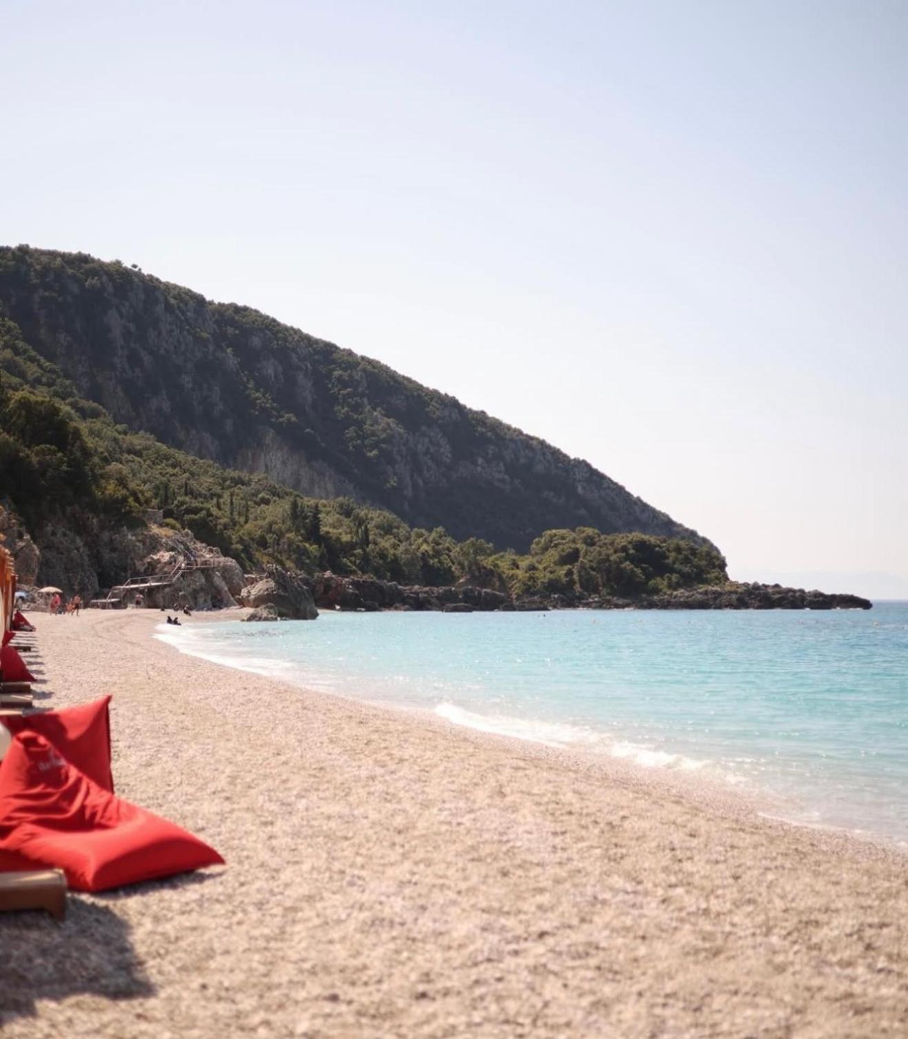 Palladium Beach Hotel- Private Beach Included Dhërmi Dış mekan fotoğraf