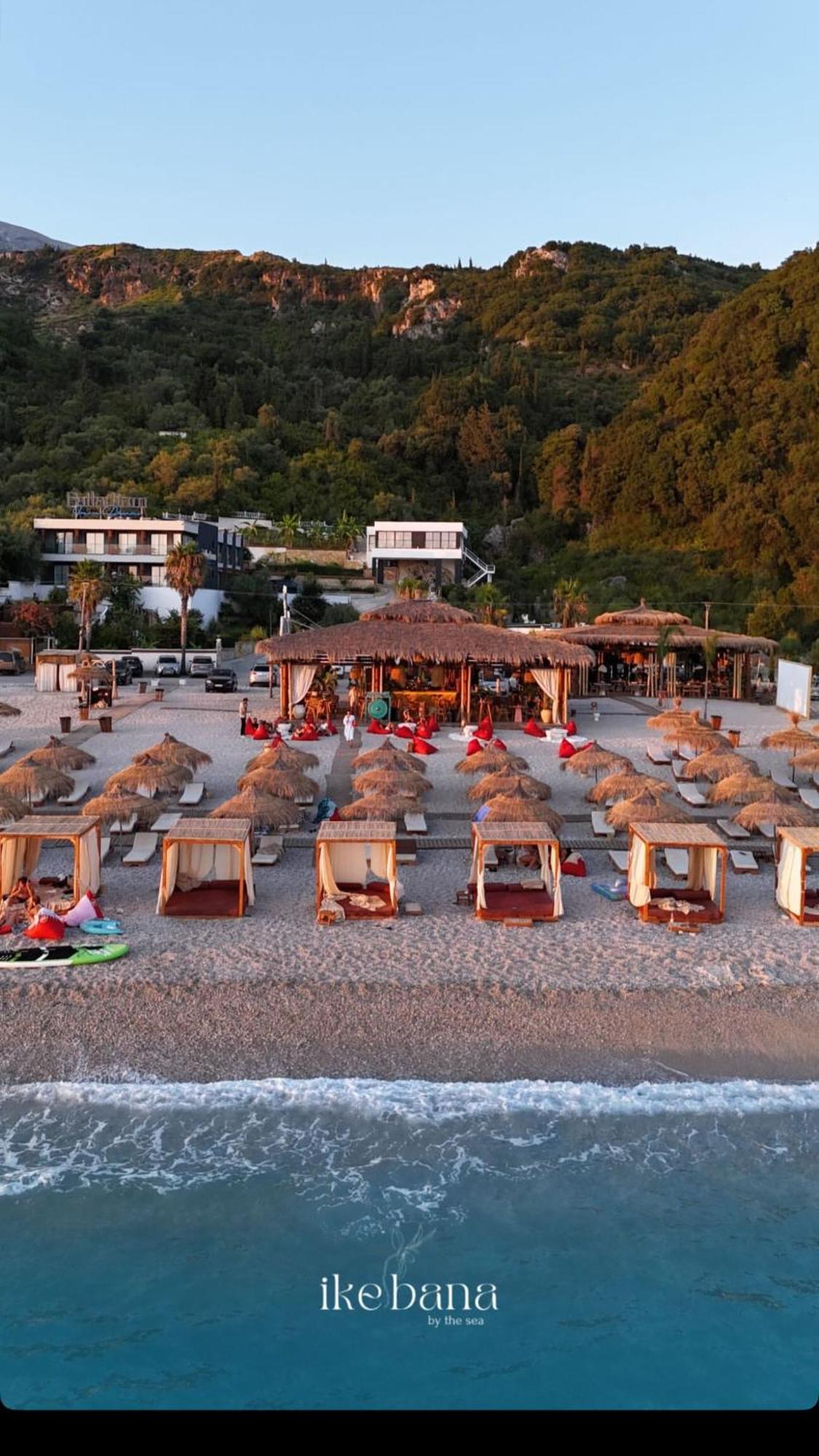 Palladium Beach Hotel- Private Beach Included Dhërmi Dış mekan fotoğraf